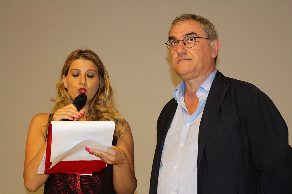 P. Ricci e D Sgaramella (presentatrice) - ph Luciana Doronzo